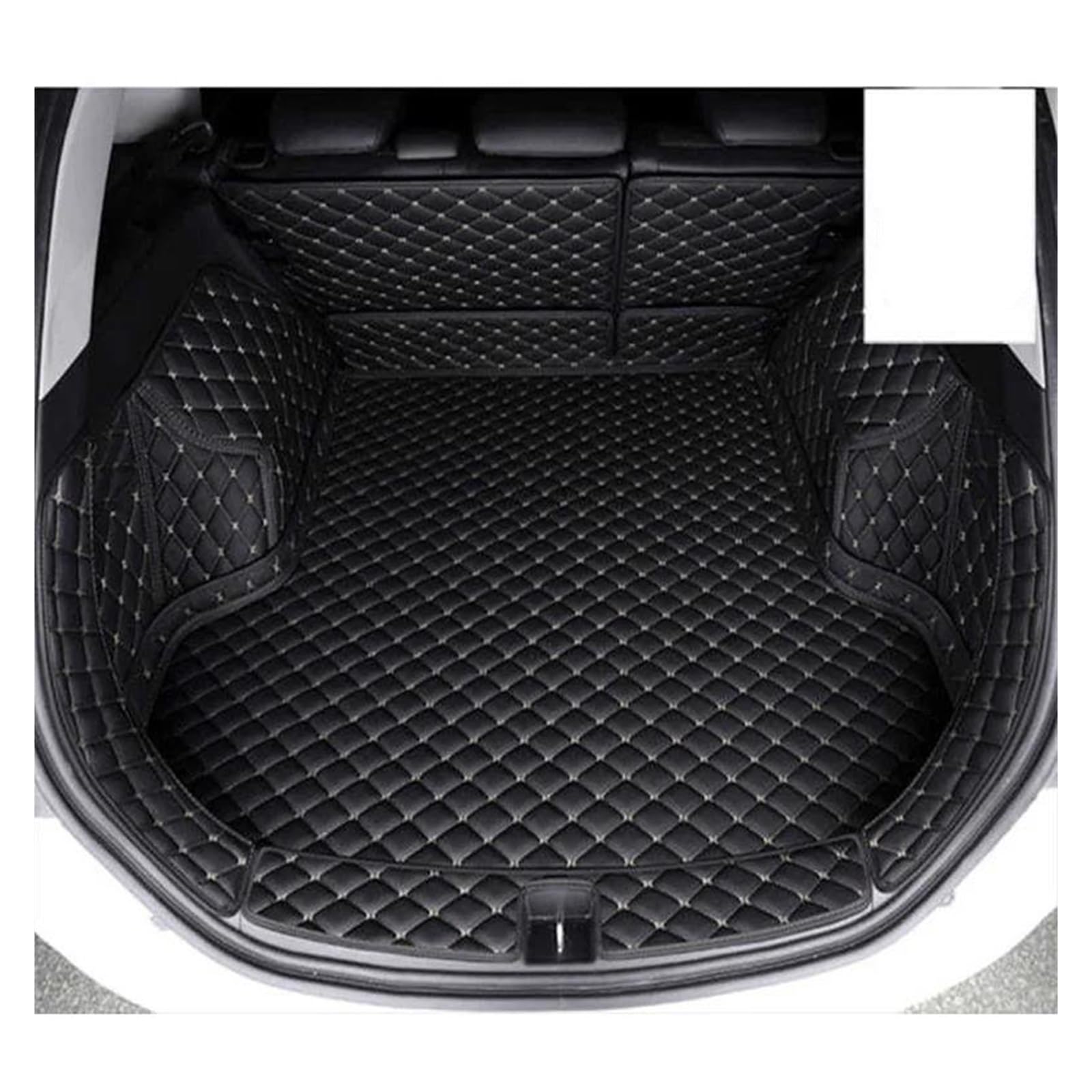 Cargo Teppich Schutzmatte Für H& Für Ix35 2010 2011 2012 2013 2014 2015 Kofferraum Matte Teppich Teppiche Cargo Liners Auto Interne Zubehör Cargo Teppich(All Black 2) von KWAYA