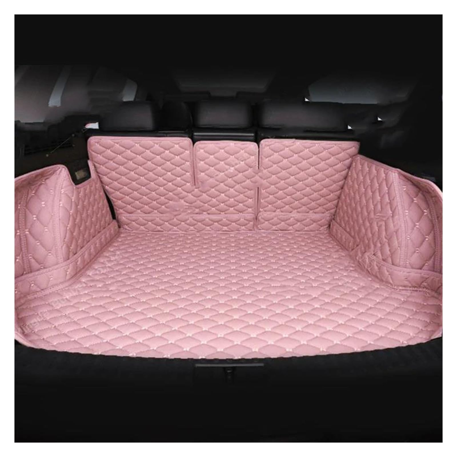 Cargo Teppich Schutzmatte Für ID.3 2021 Auto Vollständige Abdeckung Stamm Matte Auto Kofferraum Abdeckung Pad Cargo-Liner Innen Schutz Zubehör Cargo Teppich(Pink) von KWAYA