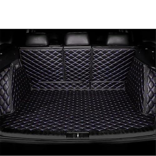 Cargo Teppich Schutzmatte Für L&EXUS Für RX 270 330 350 2023 2024 5 Sitz Auto Schmutz-beständig Voll Umgeben Stamm Matte Kofferraum Matte Hinten Fracht Tablett Cargo Teppich(Black Blu,2) von KWAYA