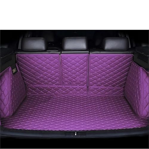 Cargo Teppich Schutzmatte Für L&EXUS Für RX 270 330 350 2023 2024 5 Sitz Auto Schmutz-beständig Voll Umgeben Stamm Matte Kofferraum Matte Hinten Fracht Tablett Cargo Teppich(Purple,2) von KWAYA