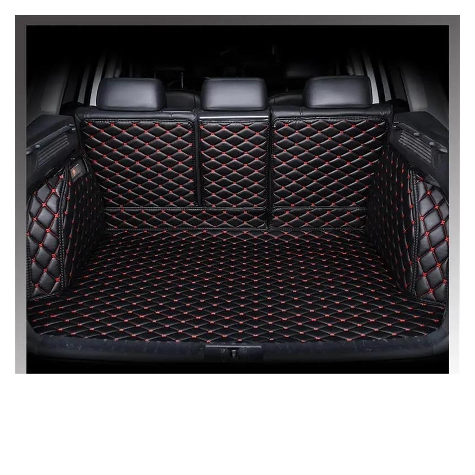 Cargo Teppich Schutzmatte Für M&azda CX5 Für CX-5 SUV 2012 Kofferraum Matte Cargo-Liner Innen Abdeckung Zubehör Cargo Teppich(Black red) von KWAYA