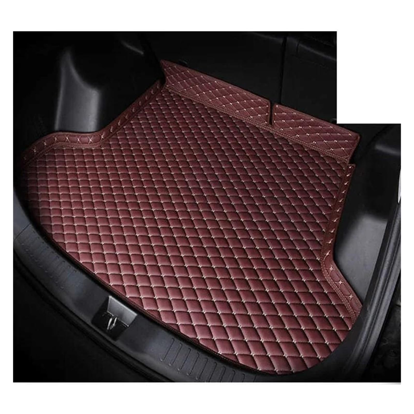 Cargo Teppich Schutzmatte Für M&azda Für CX-5 CX5 2013 2014 2015 2016 Wasserdicht Custom Kofferraum Matte Auto Teppich Pad Schutz Boot Tablett Liner Fracht Cargo Teppich(Wine red,2) von KWAYA