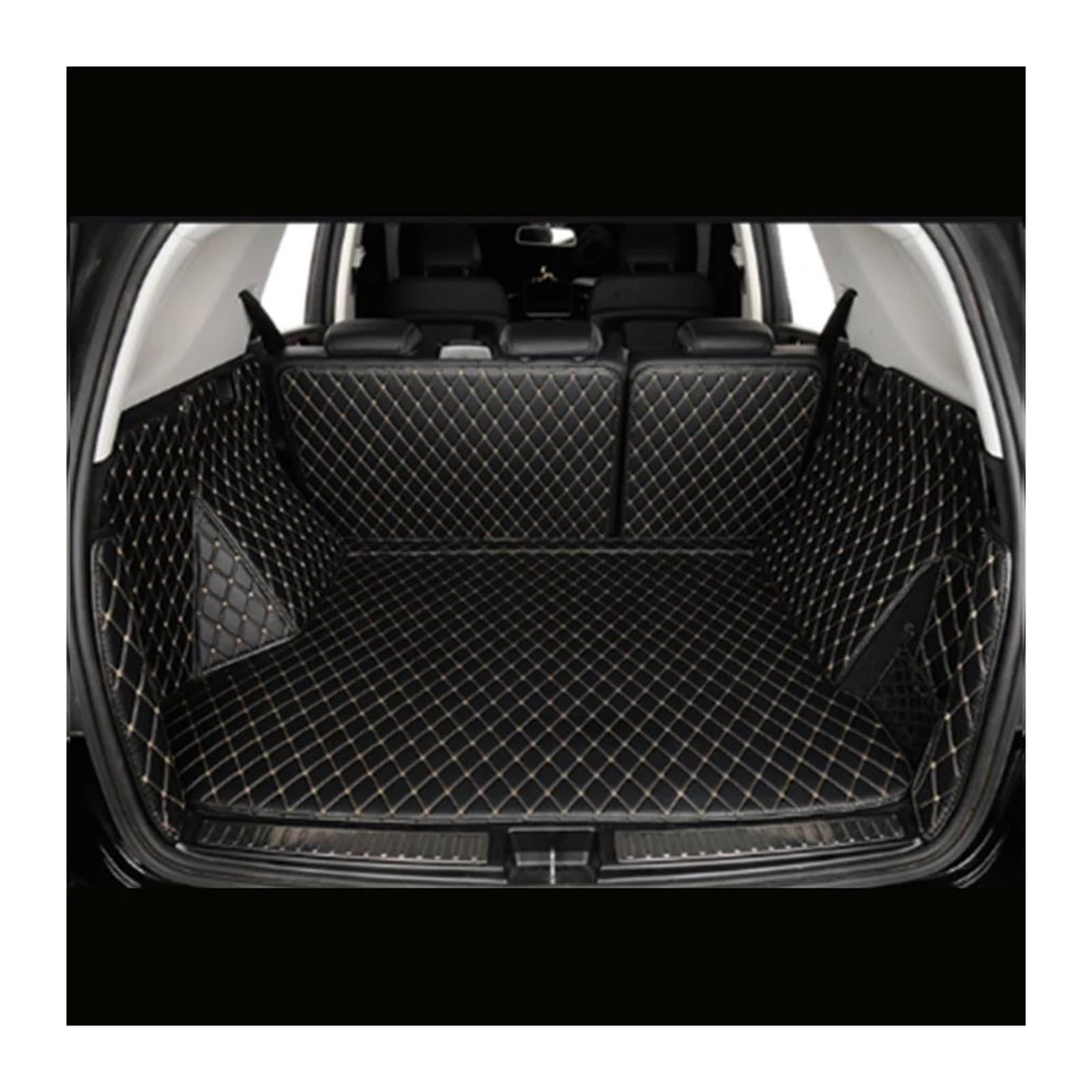 Cargo Teppich Schutzmatte Für Puma Für Crossover 2020 2021 2022 2023 2024 + Auto Benutzerdefinierte Stamm Matten Auto Kofferraum Teppich Auto Cargo Liner Pads Cargo Teppich(4All Black) von KWAYA