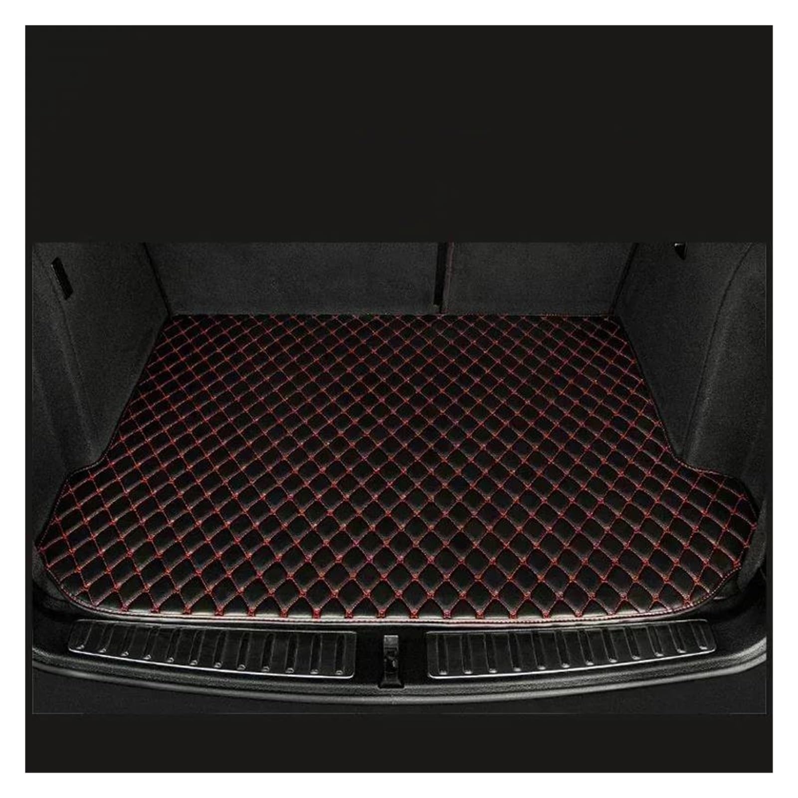 Cargo Teppich Schutzmatte Für S&Koda Für F&abia 2015 2016 2017 2018 Auto Stamm Matten Cargo Pads Hinten Stamm Tablett Liner Zubehör Produkte Cargo Teppich(Black with Red) von KWAYA