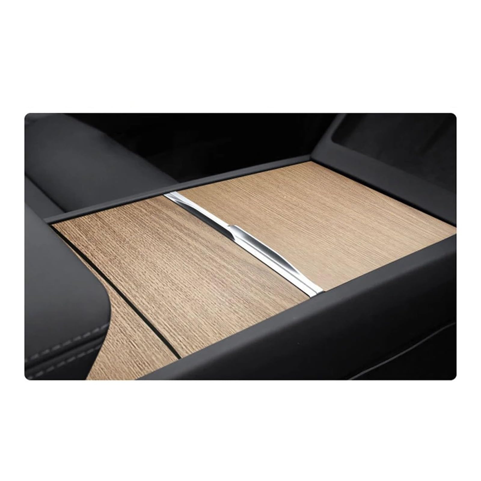 Control Panel Interieur Für T&esla Für Modell 3 Highland 2024 Auto Center Console Panel Aufkleber Wildleder Film Carbon Zentrale Steuerung Abdeckung Mittelkonsole Trim(Cross Grain) von KWAYA