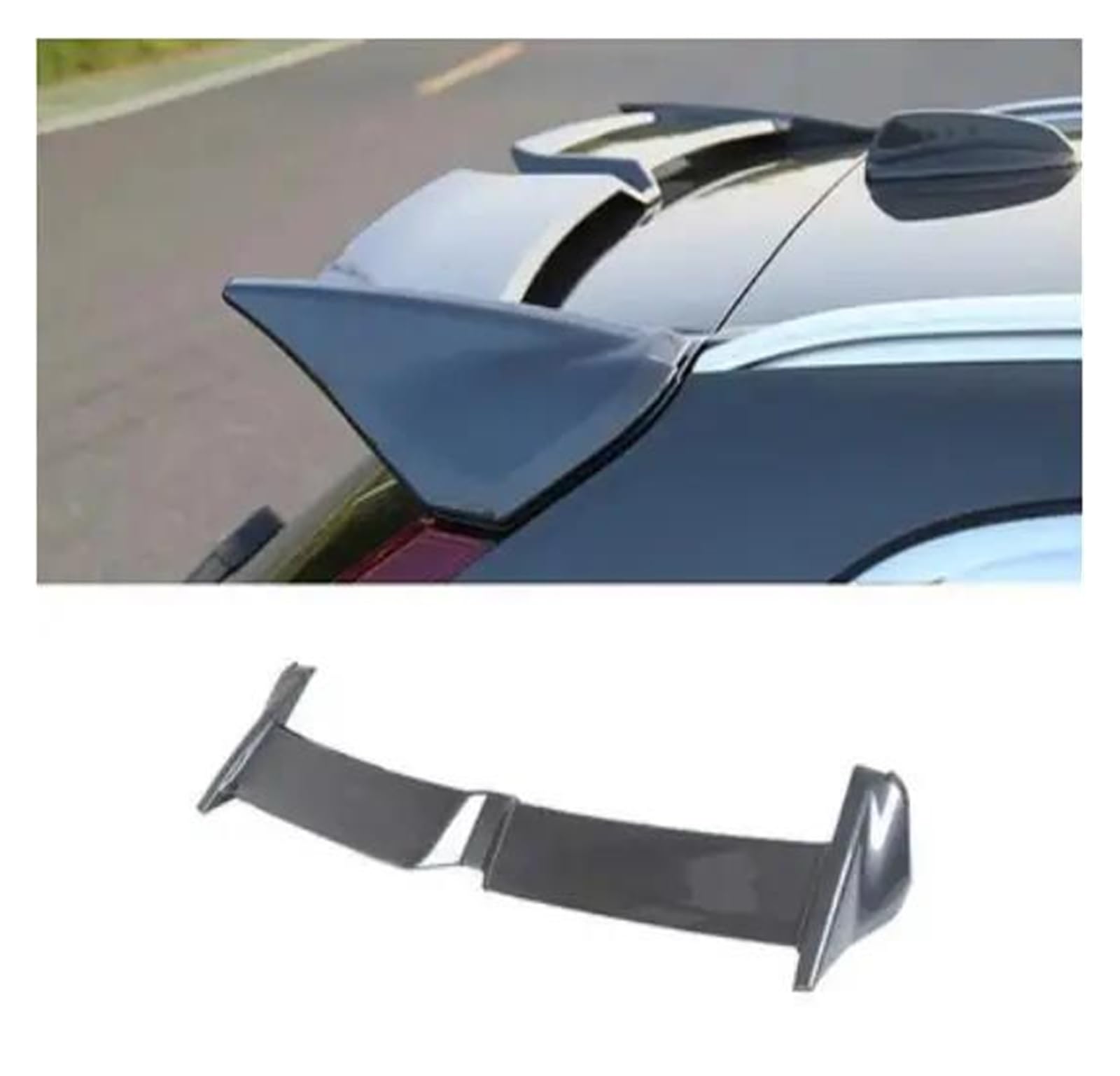 Kofferraumdachspoiler Auto Stamm Lip Spoiler Hinten Flügel ABS Farbe Für Volvo Für XC60 2022 2023 2018 2020 2021 2019 Auto Heckspoiler(Dark Grey) von KWAYA