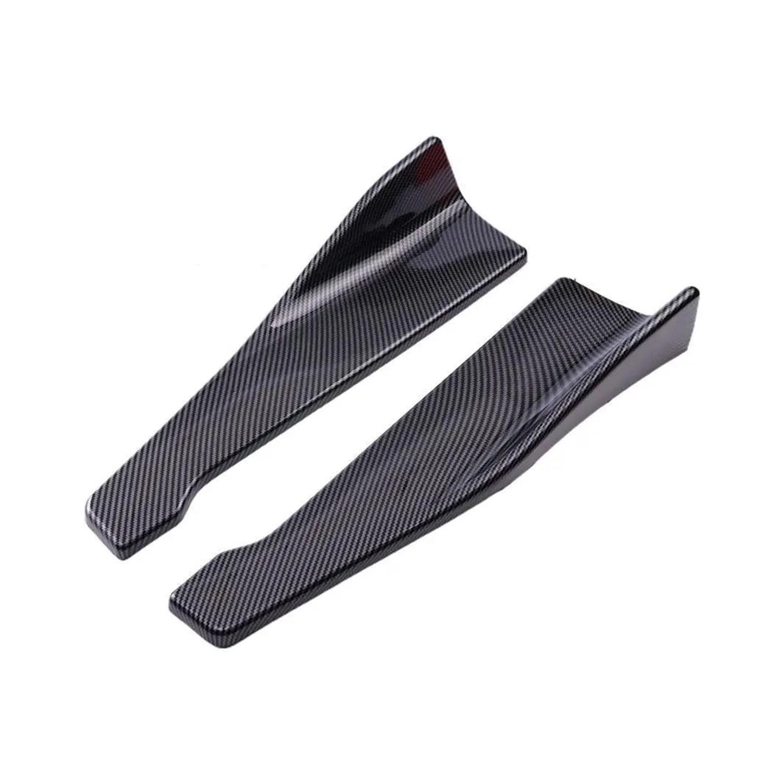 Kofferraumdachspoiler Diffusor Splitter Kratzschutz 48CM Länge Universal Auto Vorne Hinten Stoßstange Streifen Lip Spoiler Auto Heckspoiler(B) von KWAYA