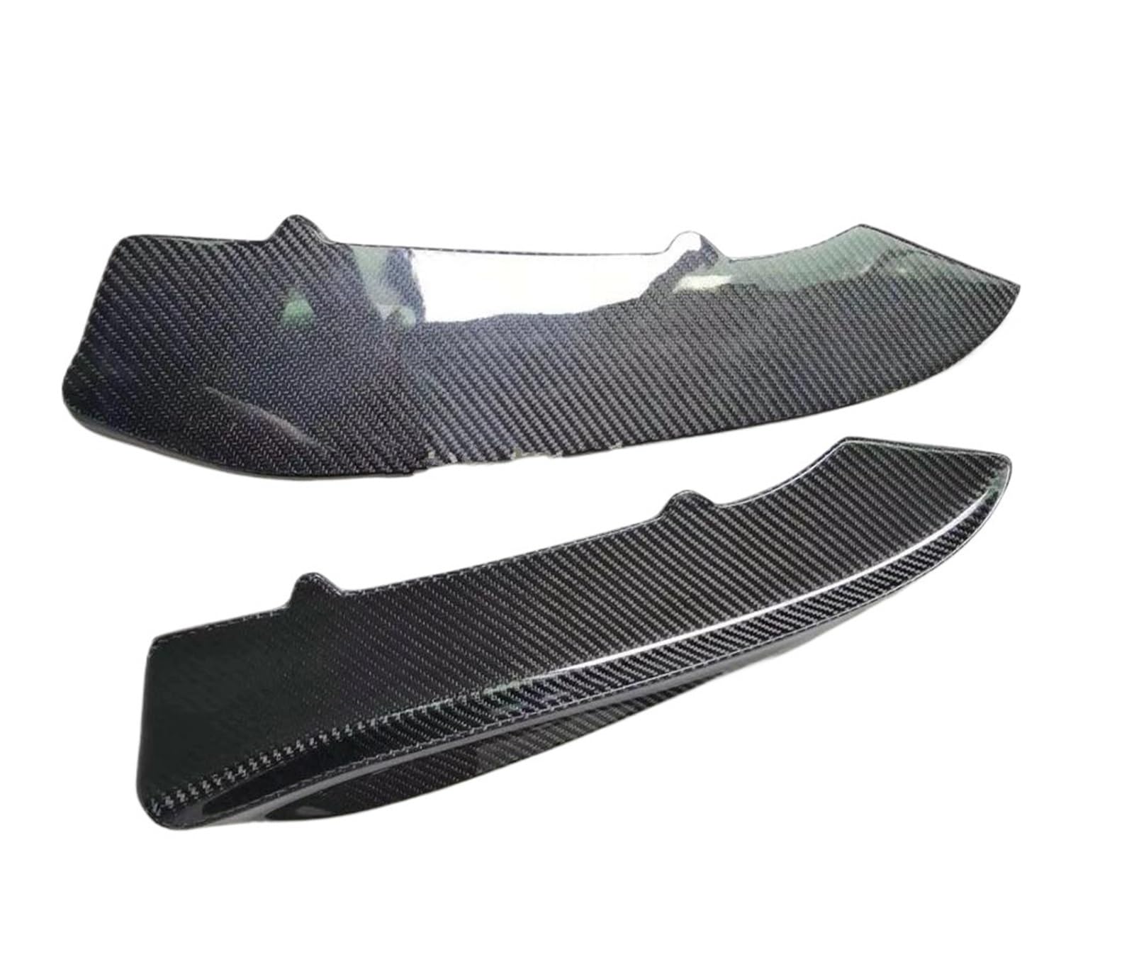 Kofferraumdachspoiler Für 3er-Serie E92 E90 E93 Für M3 Limousine Coupé Für Cabrio 2007-2011 2012 2013 Auto-Styling Carbon Fiber Front Heckspoilerlippe Splitter Flap Auto Heckspoiler(Rear Bumper 2pcs) von KWAYA