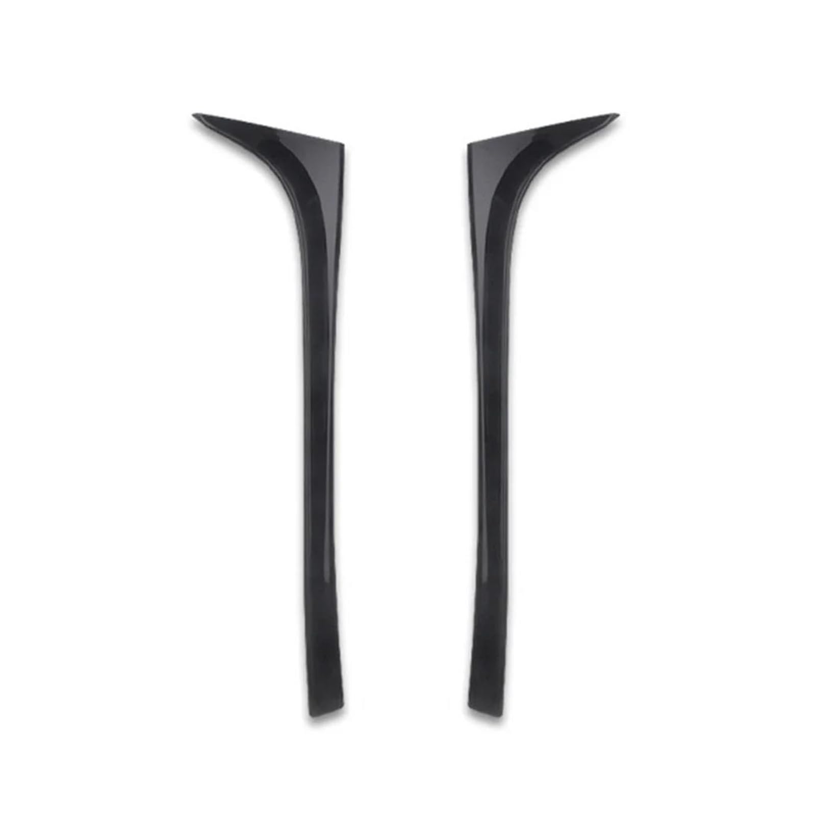 Kofferraumdachspoiler Für Golf 7 7.5 MK7 MK7.5 2014 2015 2016 2017 2018 Auto Heckscheibe Seitenkofferraumspoiler Canard Canards Splitter Glänzend Schwarz ABS Zubehör Auto Heckspoiler(Black) von KWAYA