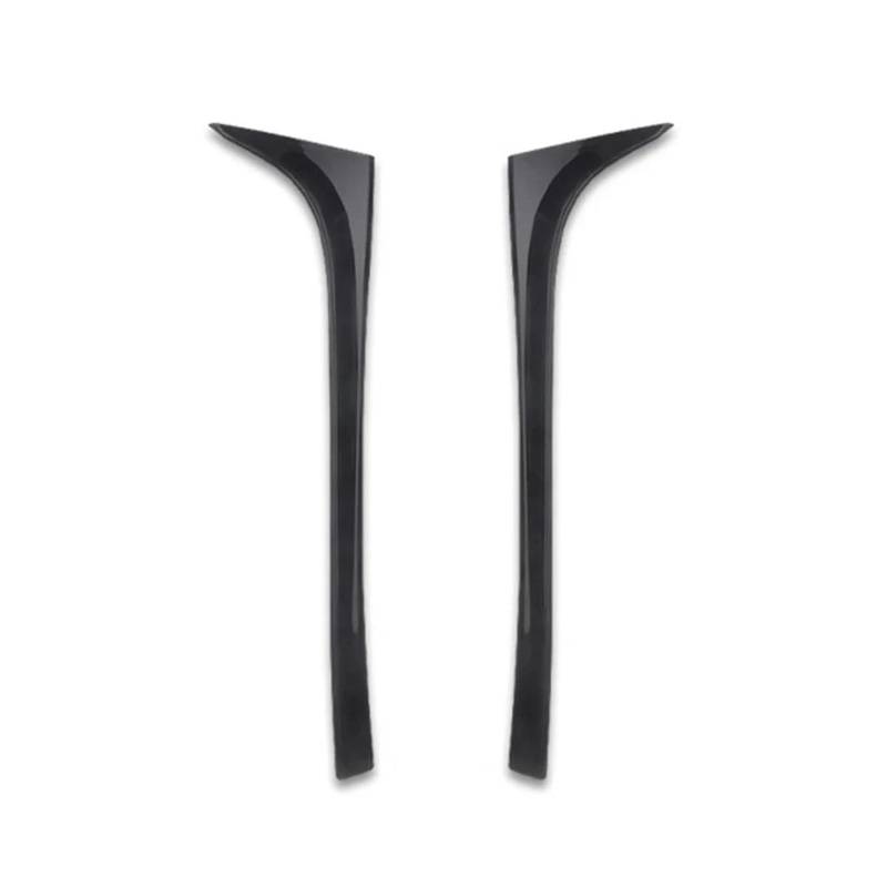 Kofferraumdachspoiler Für Golf 7 7.5 MK7 MK7.5 2014 2015 2016 2017 2018 Auto Heckscheibe Seitenkofferraumspoiler Canard Canards Splitter Glänzend Schwarz ABS Zubehör Auto Heckspoiler(Black) von KWAYA