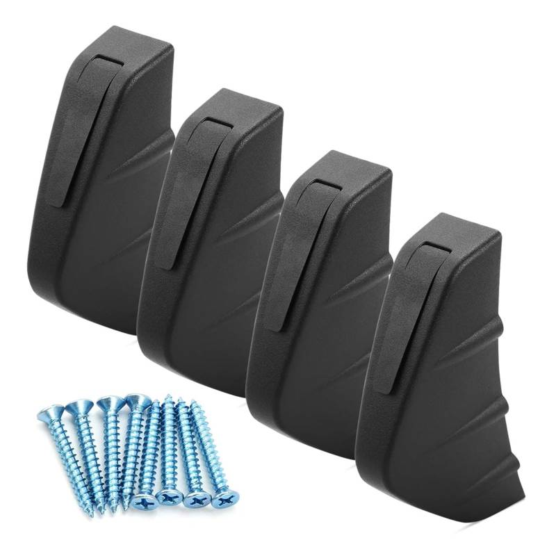 Kofferraumdachspoiler Für SX4 Für Swift Für Alto Für Liane Für Grand Für Vitara Für Jimny Für SCross Universelle Heckstoßstange Für Gegossenen Haifischspoilers 4-TLG Auto Heckspoiler(Black) von KWAYA