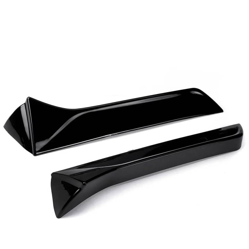 Kofferraumdachspoiler Für Seat Für Leon 5F Für FR Mk3 MK3.5 5-Türer 2013-2021 Fensterverkleidung Lippenspoiler Heckdachflügel Seitenkante Heckklappenspoilerlippe Auto Heckspoiler(Glossy Black) von KWAYA