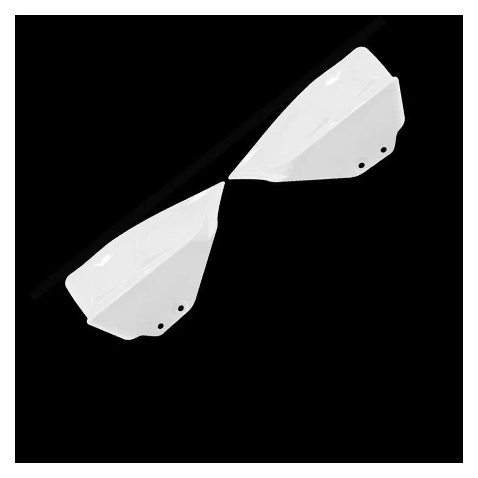 Kofferraumdachspoiler Für T&esla Für Modell Für Y Auto Heckstoßstangenlippendiffusor Splitter Spoiler Zubehör Hecklippendiffusor Seitensplitter Auto Heckspoiler(White) von KWAYA