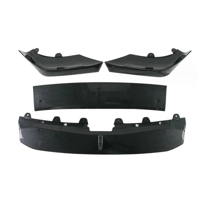 Kofferraumdachspoiler Für X3 G01 Für X4 G02 IX3 G08 Für M Pack F&acelift 2021 2022 2023 Auto Front Stoßstange Lip Spoiler Splitter Körper Kit Schürzen Abdeckung Schutz Auto Heckspoiler(Carbon Look) von KWAYA