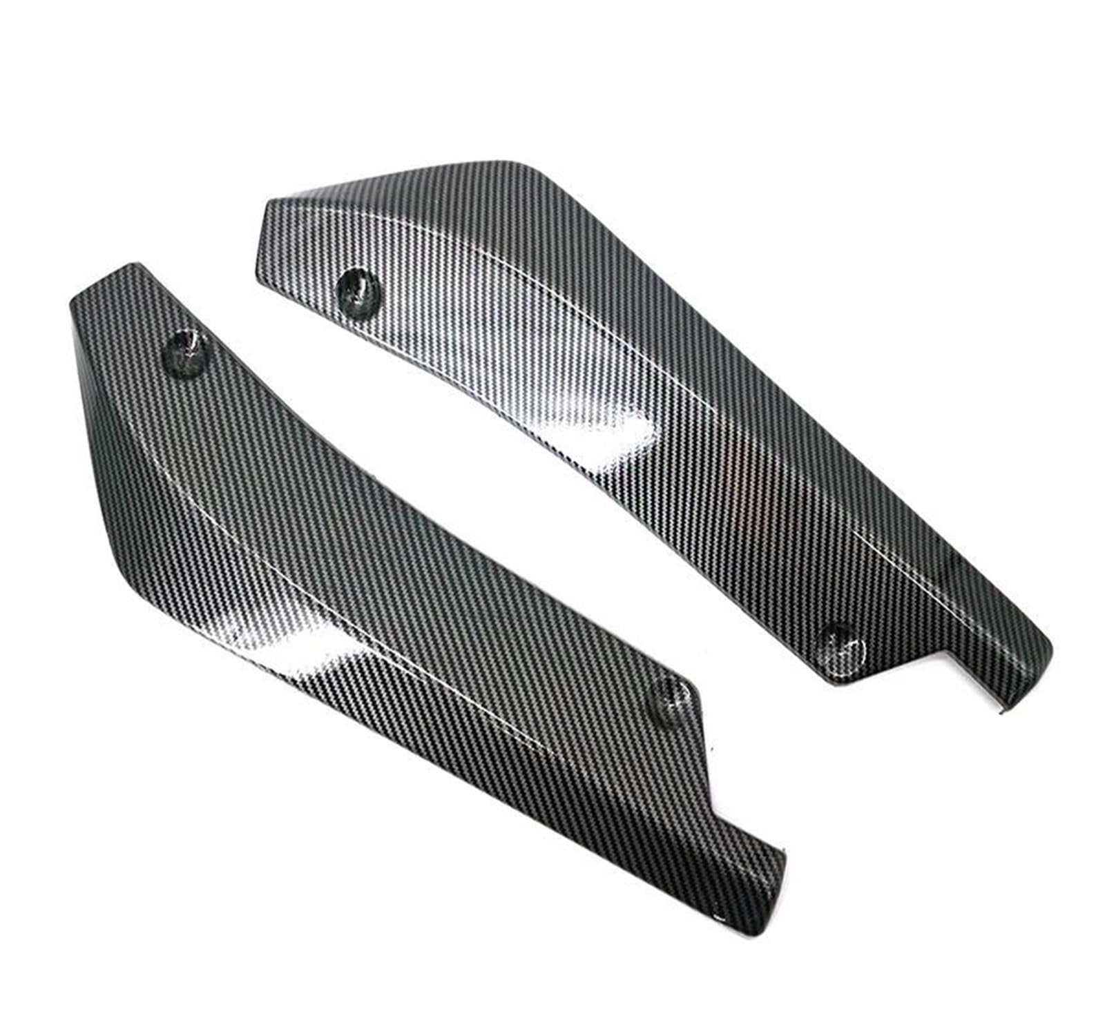 Kofferraumdachspoiler Universal Für Octavia Für A5 Für A7 2 Für Schnelle Für Fabia F Auto Spoiler Diffusor Splitter Vorne Stoßstange Hinten Streifen Auto Heckspoiler(Carbon Fiber) von KWAYA