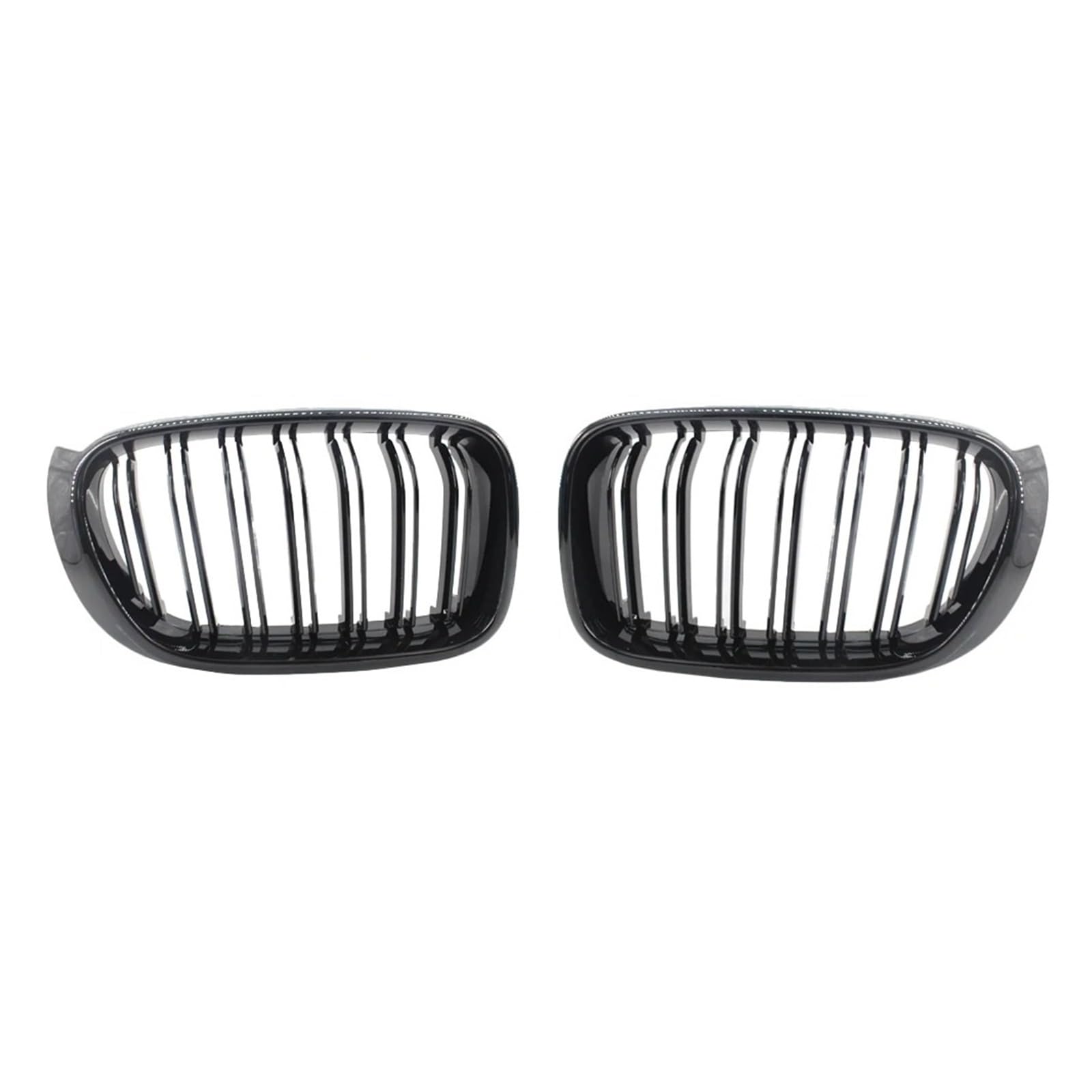 Kühlergrille Für X3 F25 Facelift Für X4 F26 2014 2015 2016 2017 Auto Front Nierengrill Diamantgrill Schwarz Chrom Styling Zubehör Racing Grill(Glossy Black) von KWAYA