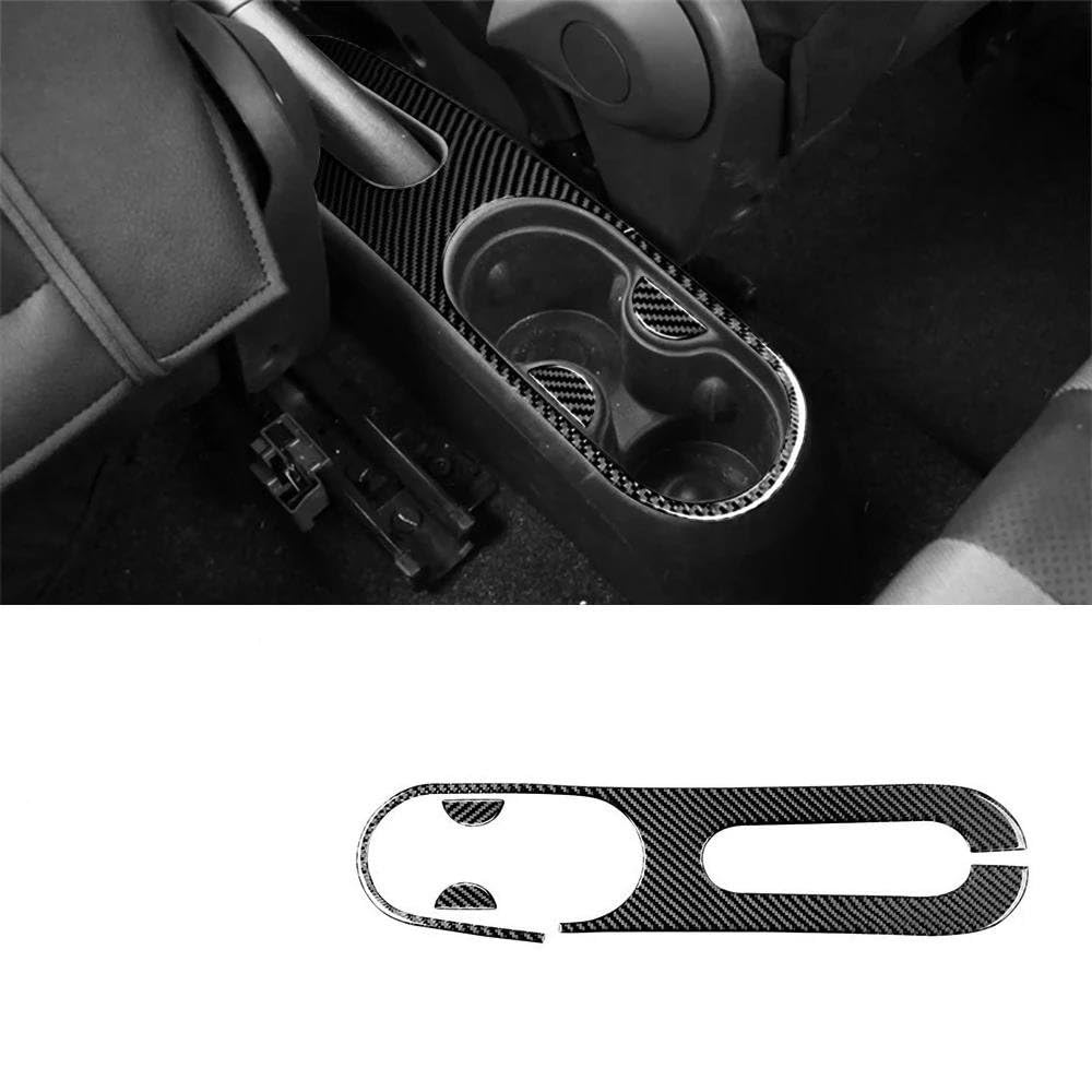 Mittelkonsole Interieur AC Trim Aufkleber Carbon Fiber Zubehör Für F&iat 500 Für A&Barth 595 2019 2016 2017 2012 2022 2023 2013 2021 2015 2018 2014 2020 Bedienfeld Dekoration(Style H) von KWAYA