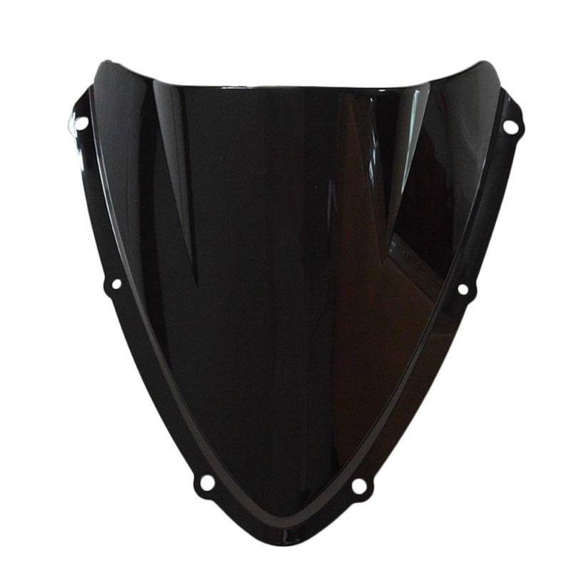 Motorrad Windschutz Für Suzuki GSXR600 GSXR 750 K8 2008 2009 2010 Schwarz Motorrad Windschutzscheibe Windschutzscheibe Double Bubble Motorrad Windabweiser von KWAYA