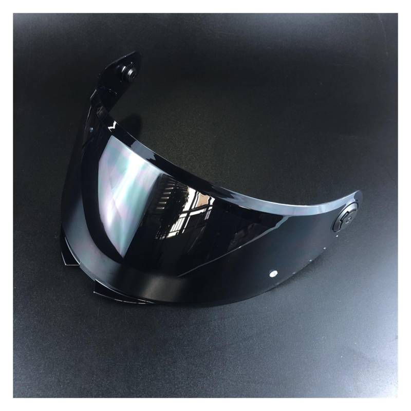 Motorrad Helmvisierlinse, Helmvisier Visier Abnehmbares Motorrad Integralhelm Schutzbrille Motorradhelm Zubehör(Black) von KWTN