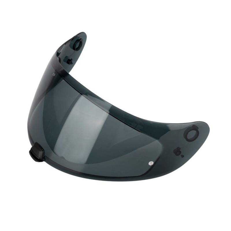 Motorrad Helmvisierlinse, Helmvisier Visier Winddicht Kratzfest UV-Schutz Motorradhelm Integralzubehör Helmbrille(Blau)(Black) von KWTN