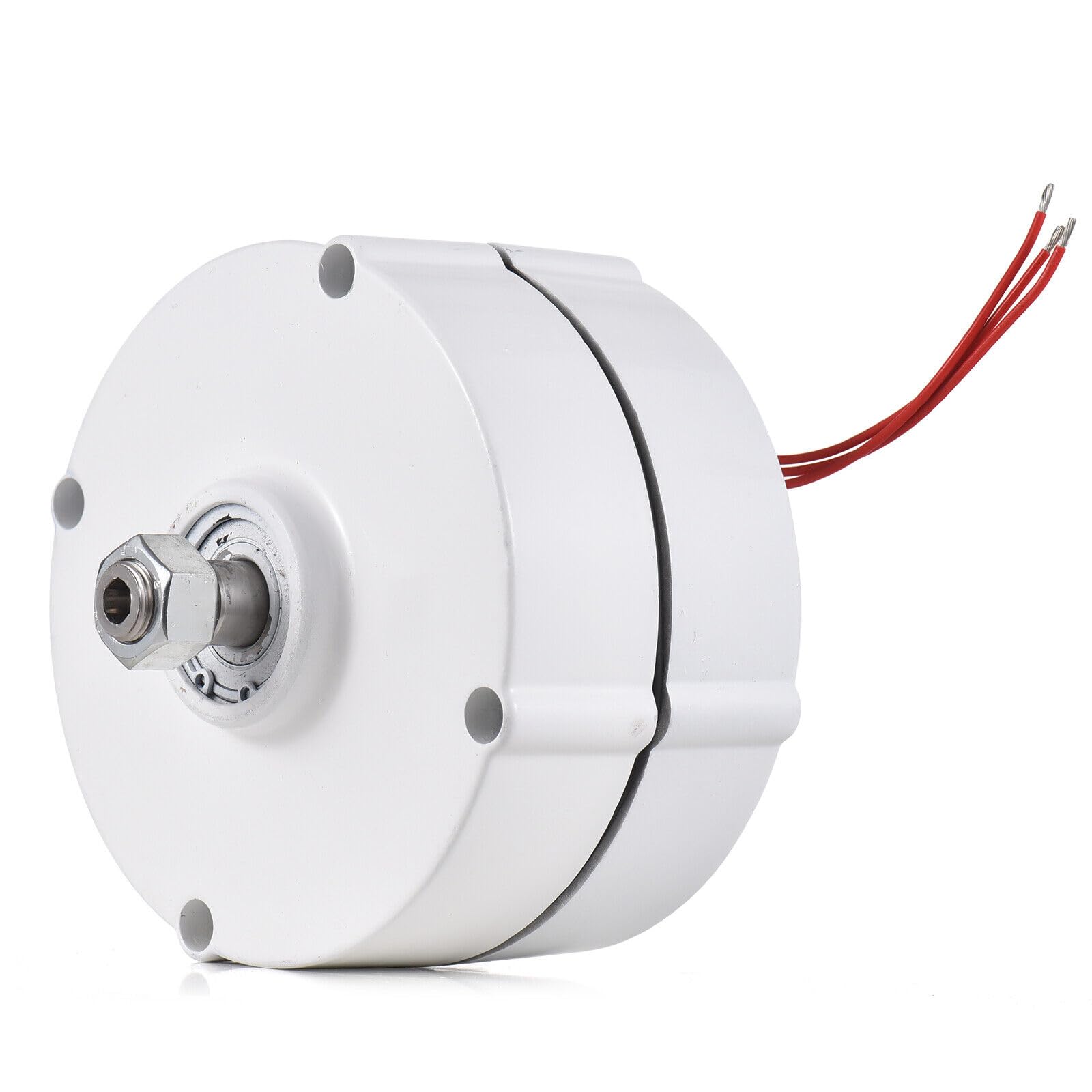 KX-ENERGIE Seltenerd-NdFeB Gearless Synchronmotor Dynamo, 12V 24V 48V, 600W, 750 U/min, 3-Phasen Permanentmagnetgenerator für horizontale Windkraftanlage Synchrongenerator Lichtmaschine von KX-ENERGIE