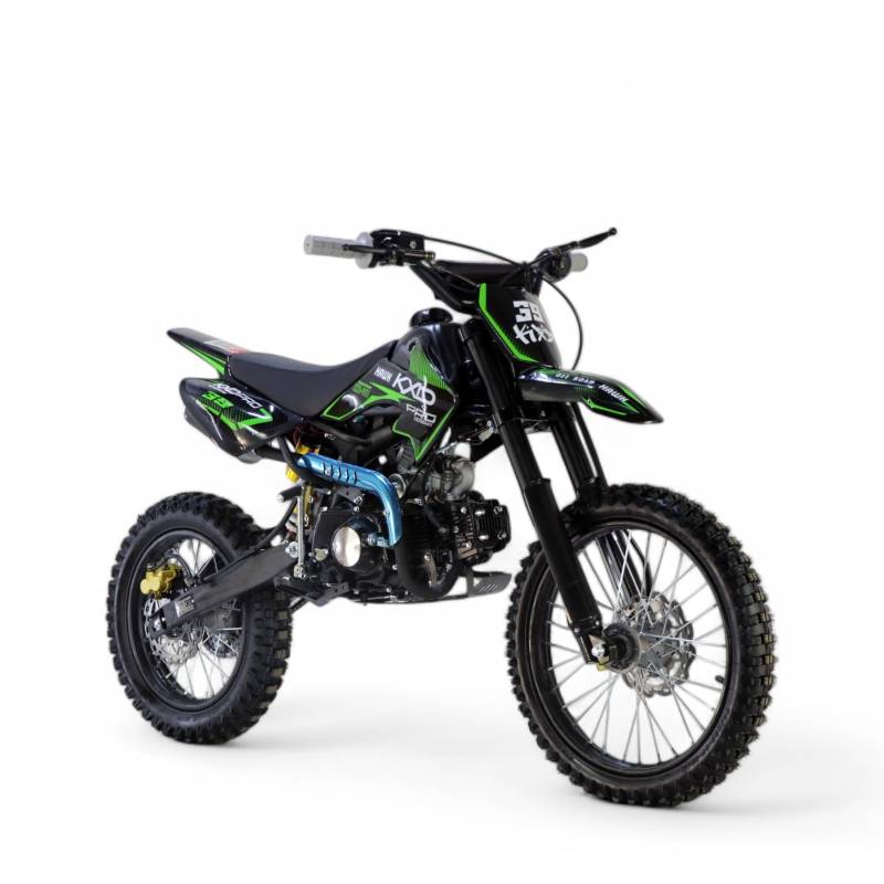 KXD 607 E+K Hawk Dirtbike CrossBike Enduro Dirt Bike Pocket Pitbike PocketBike Motocross Motorrad Motorbike Motorsport Pit Pocket Vollcross Enduro Rennsport Offroad Mountainbike grün von KXD