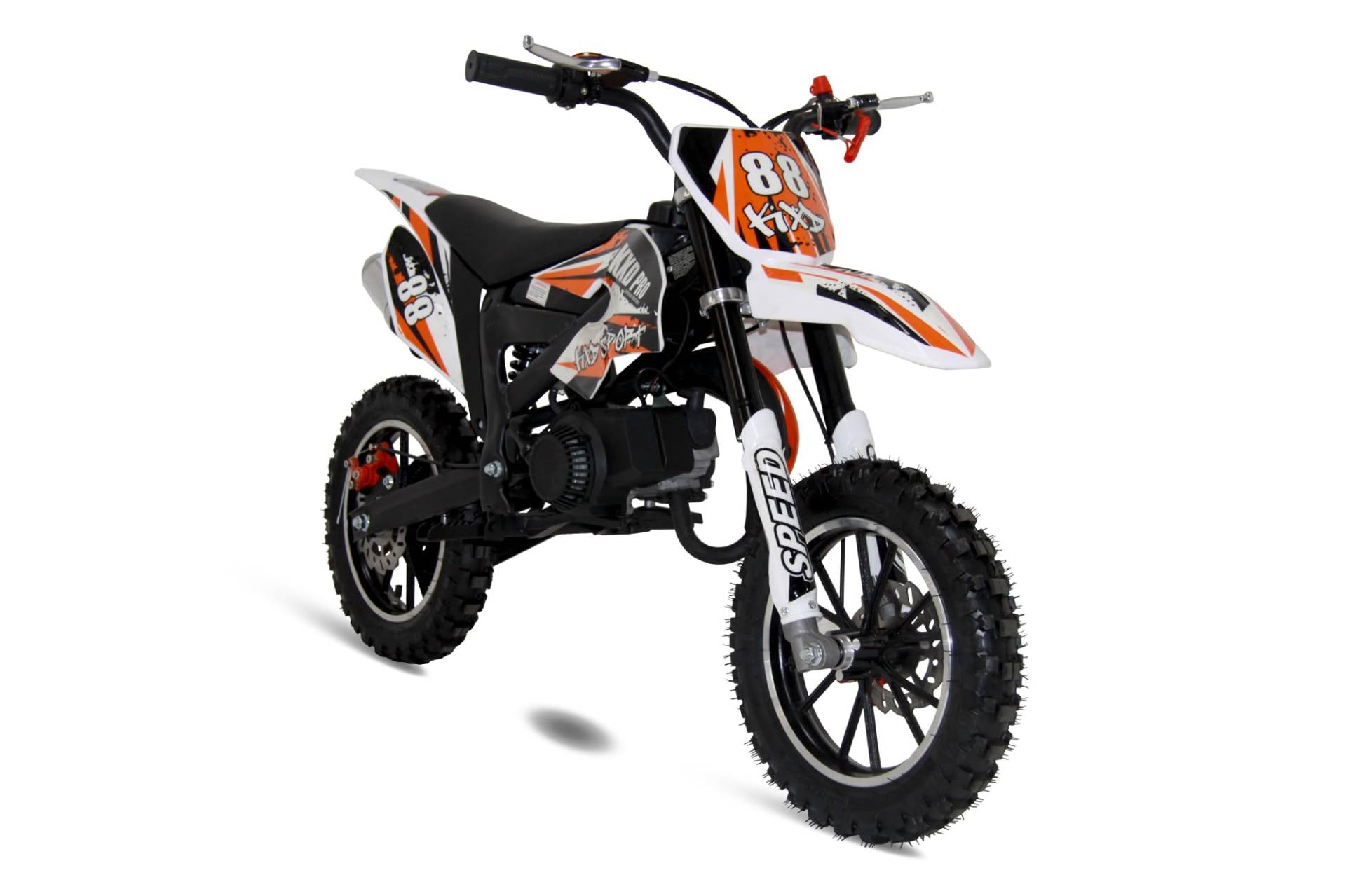 KXD 706A 49ccm 2T kinder Dirt Bike Dirtbike CrossBike Enduro pocket 49cc Pitbike PocketBike Motocross Motorrad Motorbike Motorsport Pocket Vollcross Crossbike (rot) von KXD