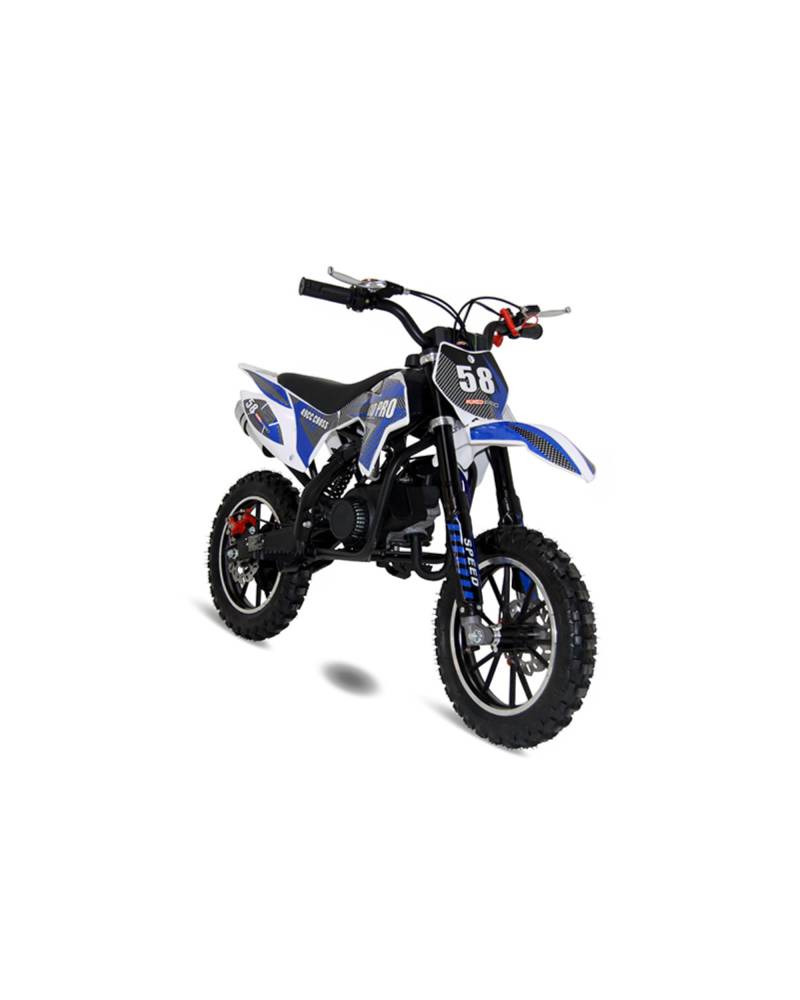 KXD 702 49ccm Dirt Bike Dirtbike CrossBike Enduro DirtBike pocket 49cc Pitbike PocketBike Motocross Motorrad Motorbike Motorsport Pocket Vollcross Crossbike OVP blau von KXD