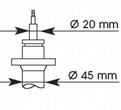 Stoßdämpfer Vorderachse KYB 373019 von KYB