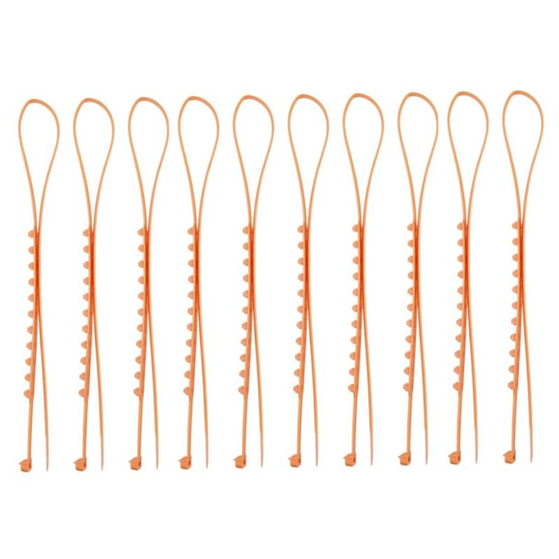 KYEQATY 10pcs Universal Schneeketten für Autos Winterauto Reifen Anti-Skid-Schneeketten Orange Winter Car Kit von KYEQATY