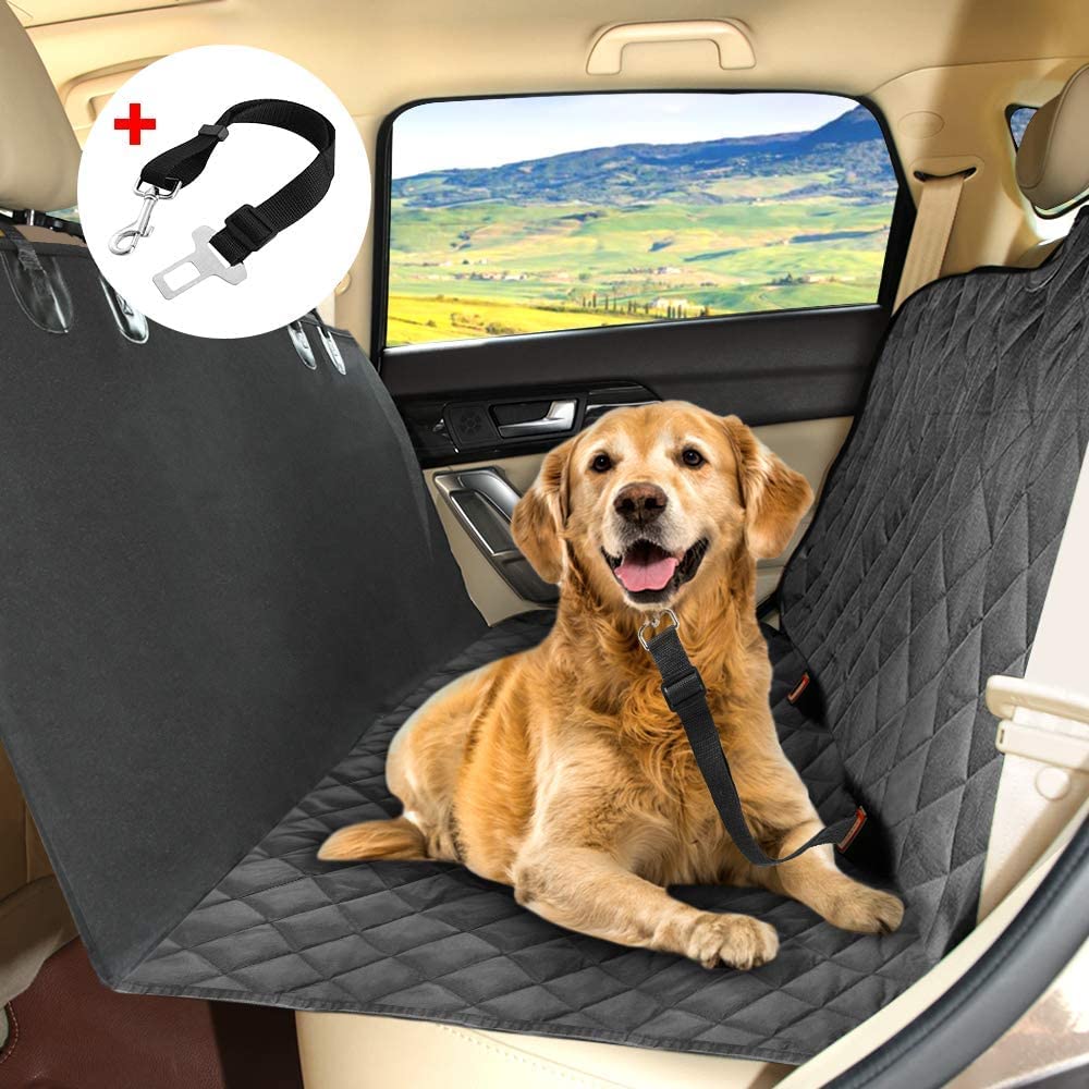KYG Abdeckung Wasserdicht Autositze Auto Hunde-Haustiere tierischen Stil Hängematte Sitzbezug-rutschfest und komfortable Decke für Auto LKW SUV für Reisen von KYG