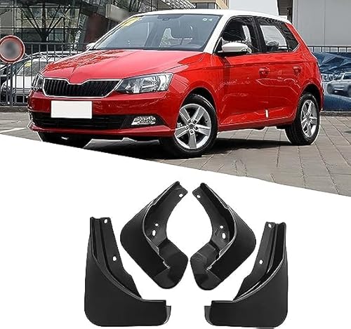 4 Pcs Set Auto Schmutzfänger für Skoda Fabia 3 NJ NJ3 2015-2018, Kotflügelschoner Schmutzfänger Vorne + Hinten Zubehör Spritzschutz von KYHATS