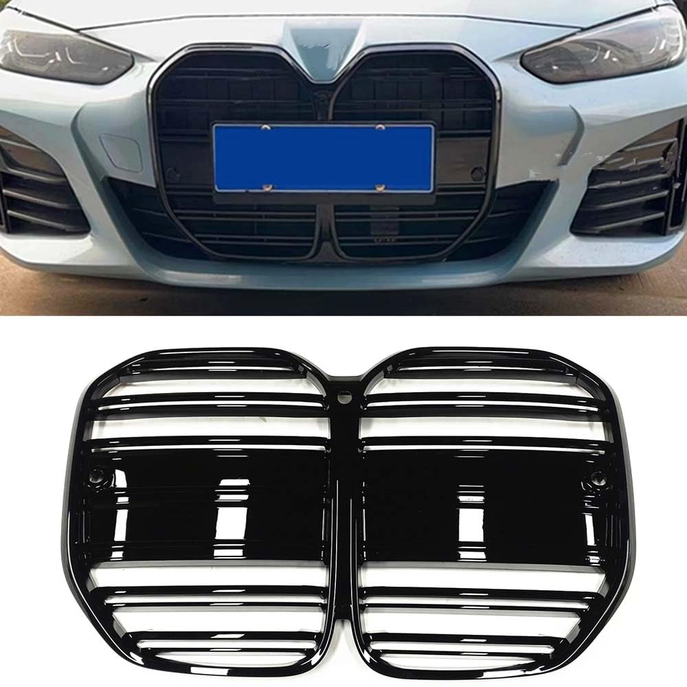 KYHATS Auto Grill, für BMW 4 Series G22 G23 2 Door 2021-2023 GT Style Advanced Version Kühlergrille, Front Bumper Grille, Sport Performance Kühlergrill von KYHATS