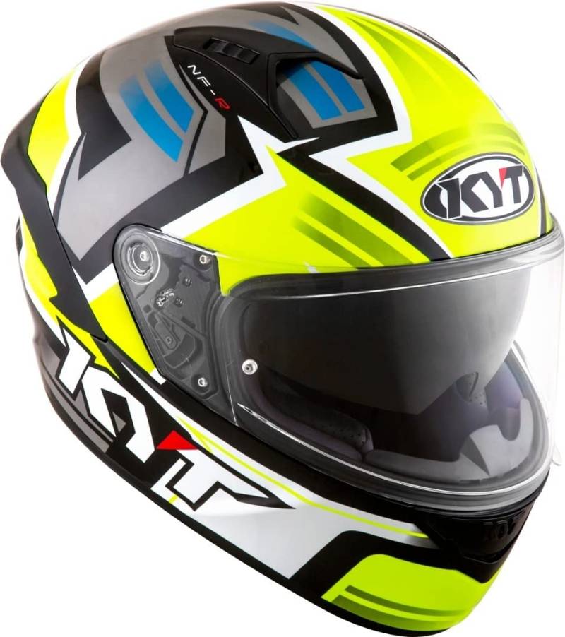 Helm KYT NF-R Artwork Yellow/Grey - XS von KYT