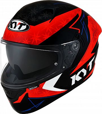 KYT NF-R Force, Integralhelm - Rot/Schwarz/Blau - L von KYT