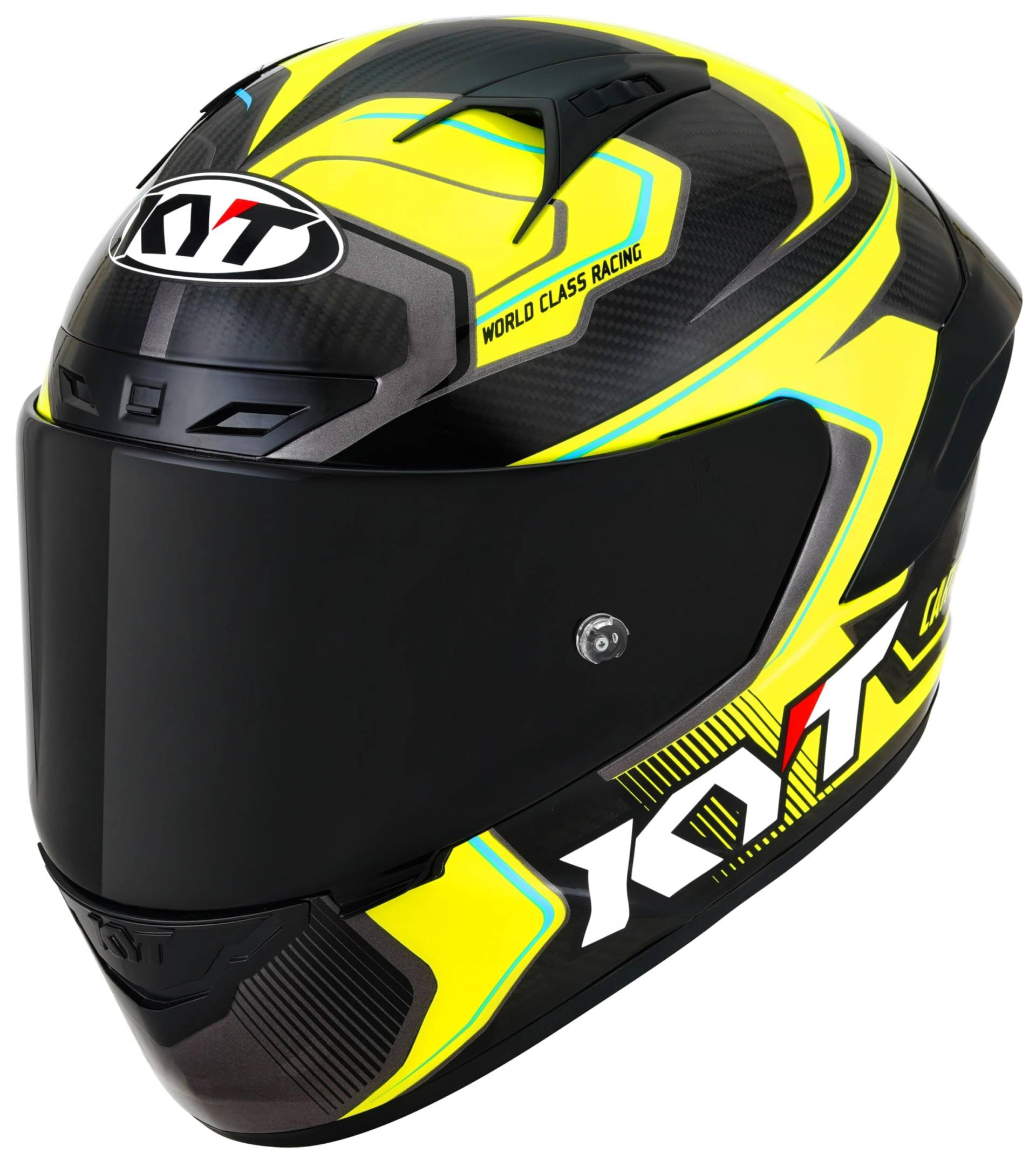 KYT NZ-Race Competition Integralhelm (Carbon/Gelb), L (59) von KYT