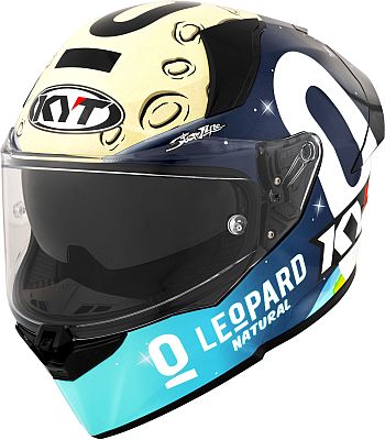 KYT R2R MAX Foggia Mugello 2022 Replica, Integralhelm - Schwarz/Weiß/Hellblau/Beige - L von KYT