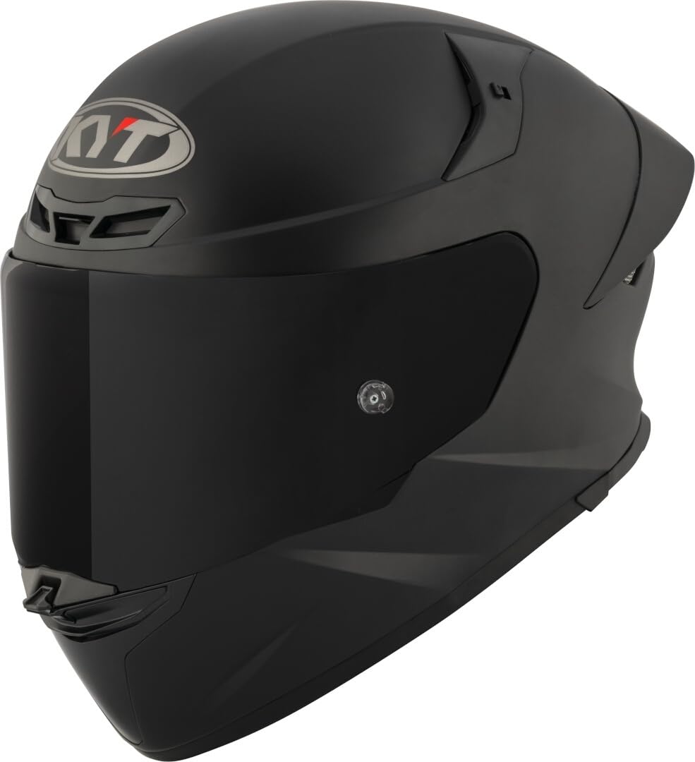 KYT TT-REVO Integralhelm PLAIN MATT BLACK E06 (Schwarzmatt), L (59) von KYT