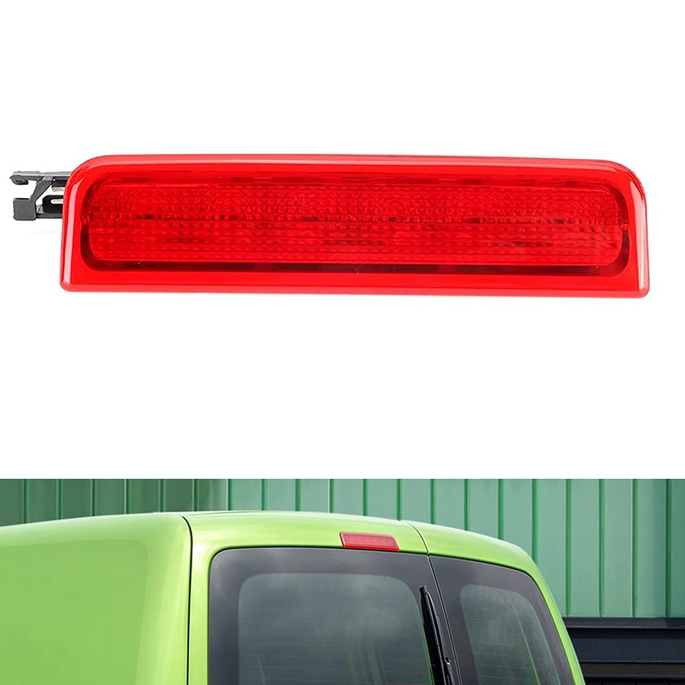 KYYET Drittes LED-Bremslicht Ersatz für Caddy 2004–2015 3D Center High Level Bremslicht rote Linse von KYYET