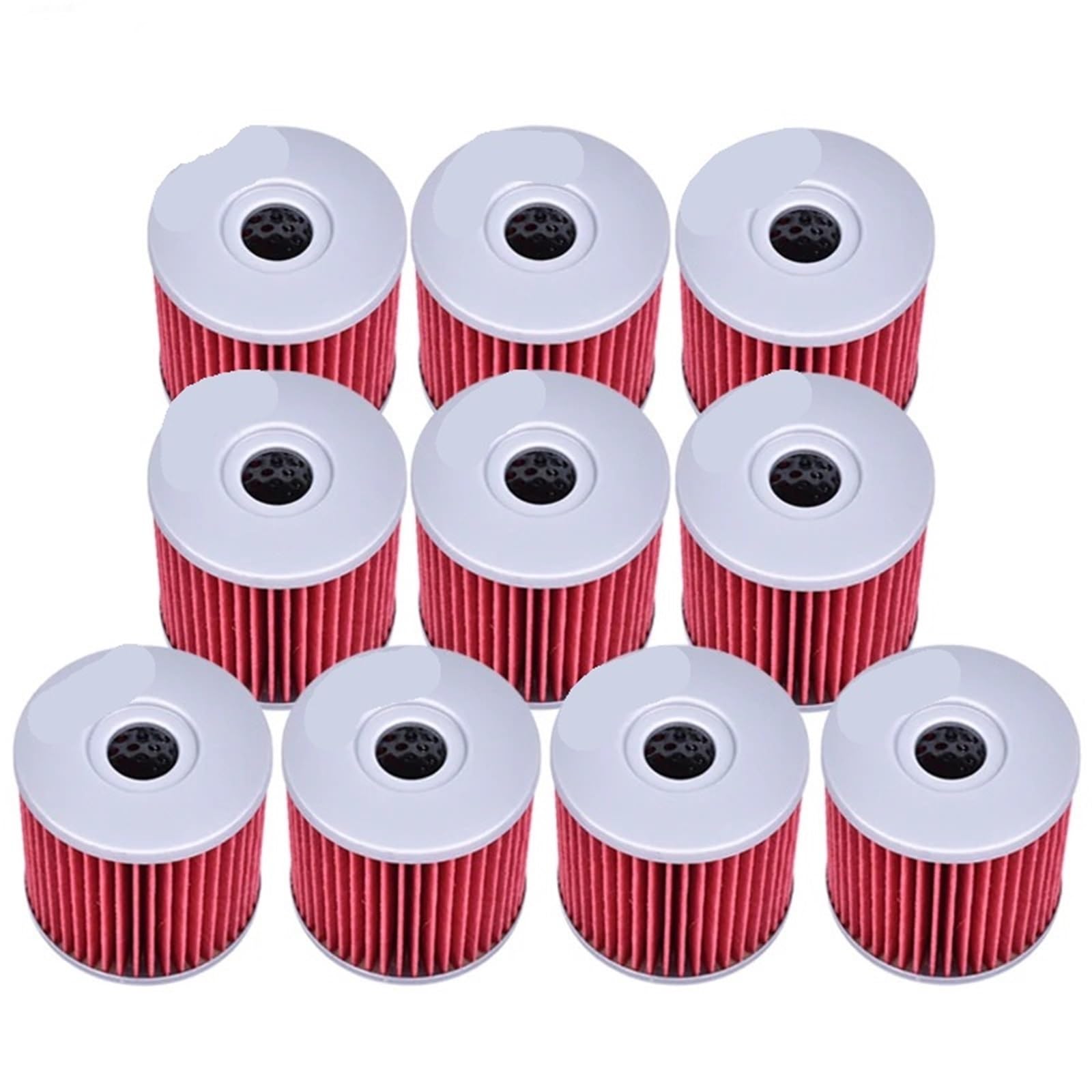 1/5/10 Stück Motorrad-Ölfilter for GT 650 GT650 GT650R GT650S RS Sport Fi Touring GV650 SE EFI ST7 GV700 2005–2015(10pcs Red) von KZYQDARS