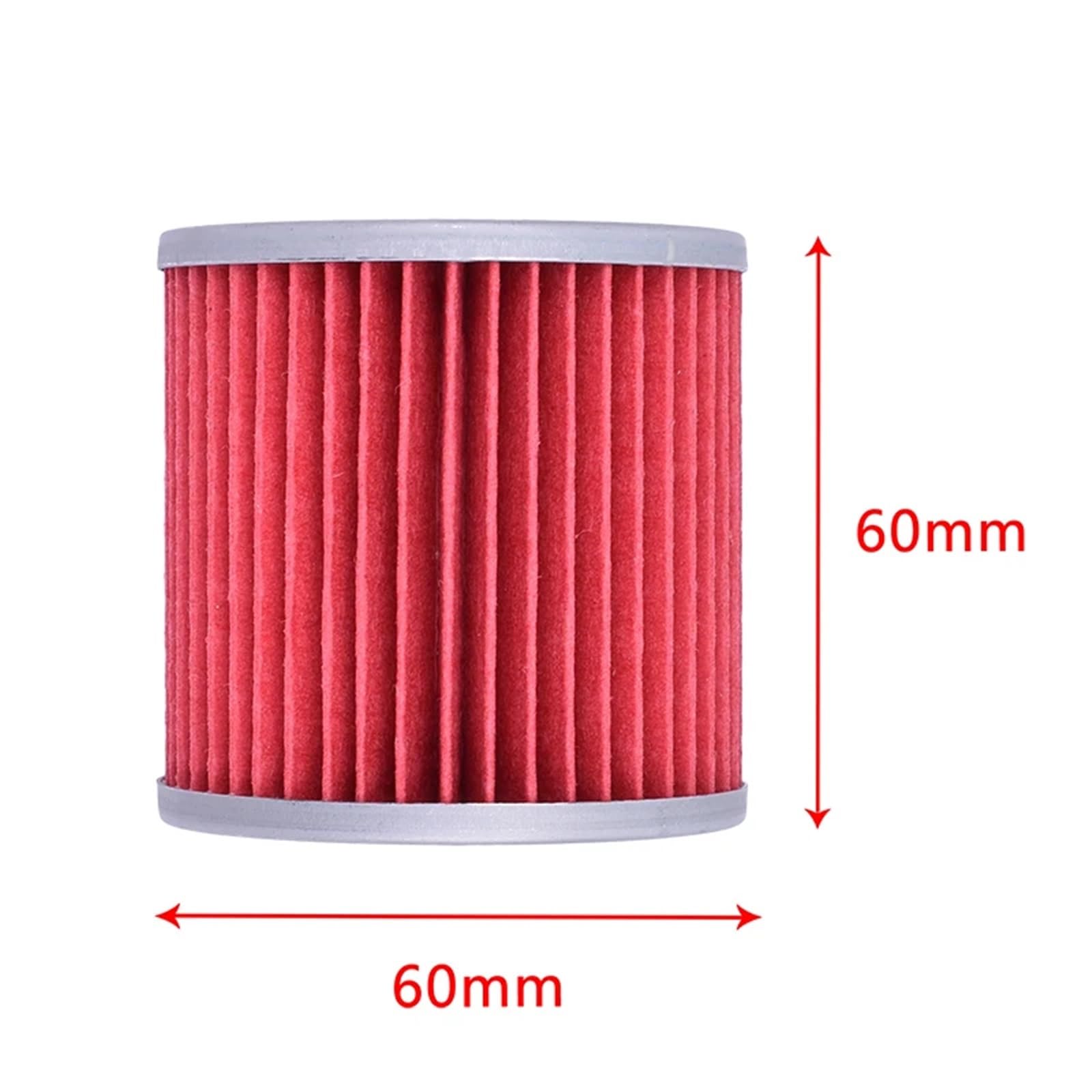 1/5/10 Stück Motorrad-Ölfilter for GT 650 GT650 GT650R GT650S RS Sport Fi Touring GV650 SE EFI ST7 GV700 2005–2015(1pcs Red) von KZYQDARS