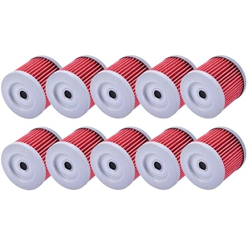 1/5/10 stücke Motorrad Öl Filter for GT250R GT250 GV250 GV125C AQUILA 250 XRX125 GT125 COMET 125 ÜBERSCHREITEN GT 250R GV125 R-C(10pcs Red) von KZYQDARS