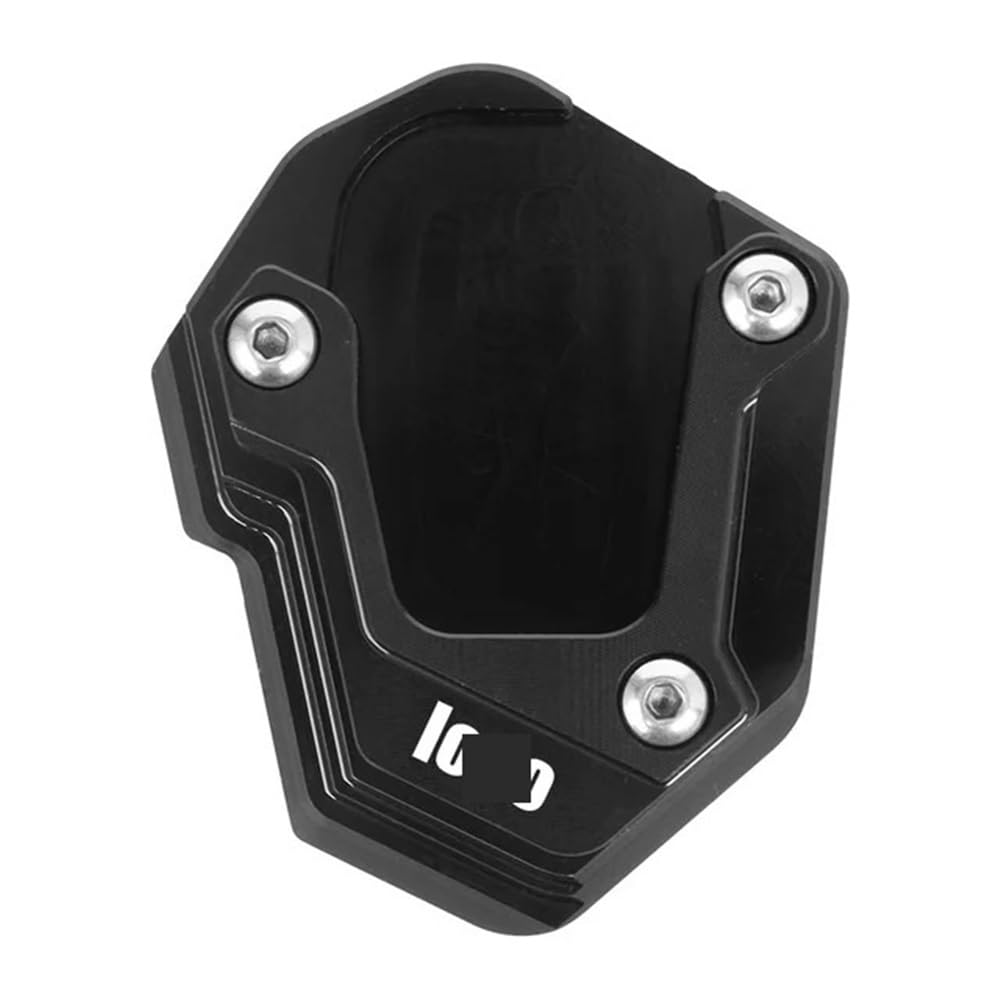 KZYQDARS Seitenhalterung Pad Kickstand Seite Stehen Enlarger Pad Fuß Pedal Verlängerung Platte Für VOGE Für 525DSX Für 900DSX Für 525DSX Für DS900 2024 Seitenhalterung Vergrößerungspad(Black) von KZYQDARS