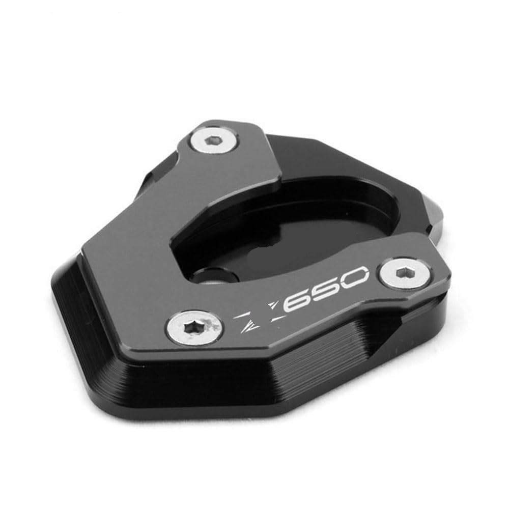 KZYQDARS Seitenhalterung Pad Motorrad CNC Ständer Fuß Seite Stehen Verlängerung Pad Unterstützung Platte Für Z650 Für Z900 Für Z900RS 2017-2021 2022 2023 Seitenhalterung Vergrößerungspad(1Titanium) von KZYQDARS