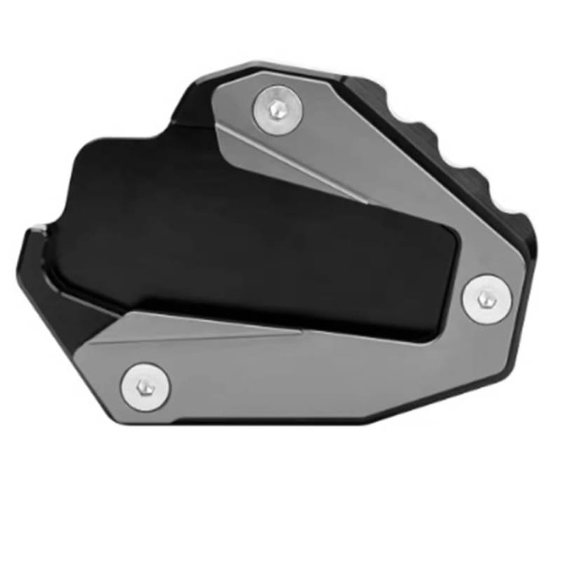 KZYQDARS Seitenhalterung Pad Motorrad Kickstand Pad Für DesertX Für Diavel 1260 Für Hypermotard 939 Für SP 950 Für Monster 1200R/S 797 821 Seitenhalterung Vergrößerungspad(Gray) von KZYQDARS