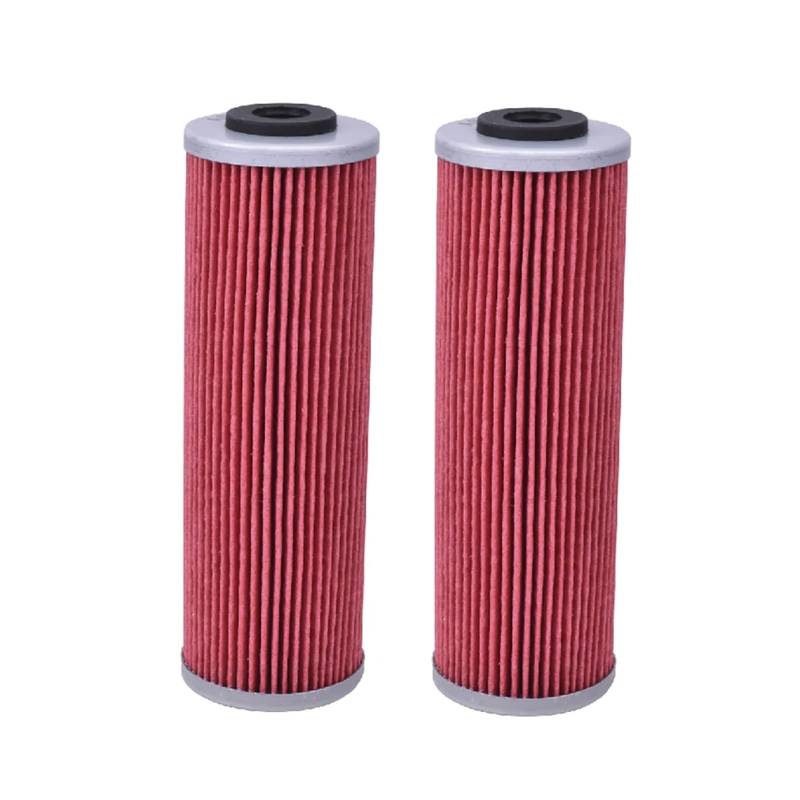 Motorteile Ölfilter for 1090 1190 Adventure RL 1190 RC8 R Track 1290 Super Adventure R TKC ST 1290 Super Duke GT 14-21(2pcs Red) von KZYQDARS