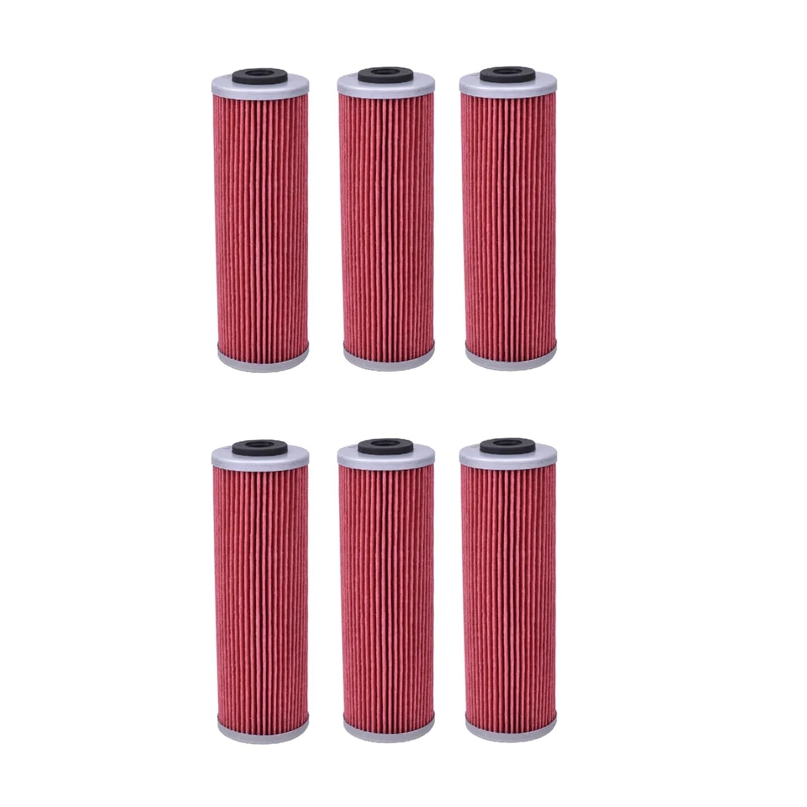 Motorteile Ölfilter for 1090 1190 Adventure RL 1190 RC8 R Track 1290 Super Adventure R TKC ST 1290 Super Duke GT 14-21(6pcs Red) von KZYQDARS