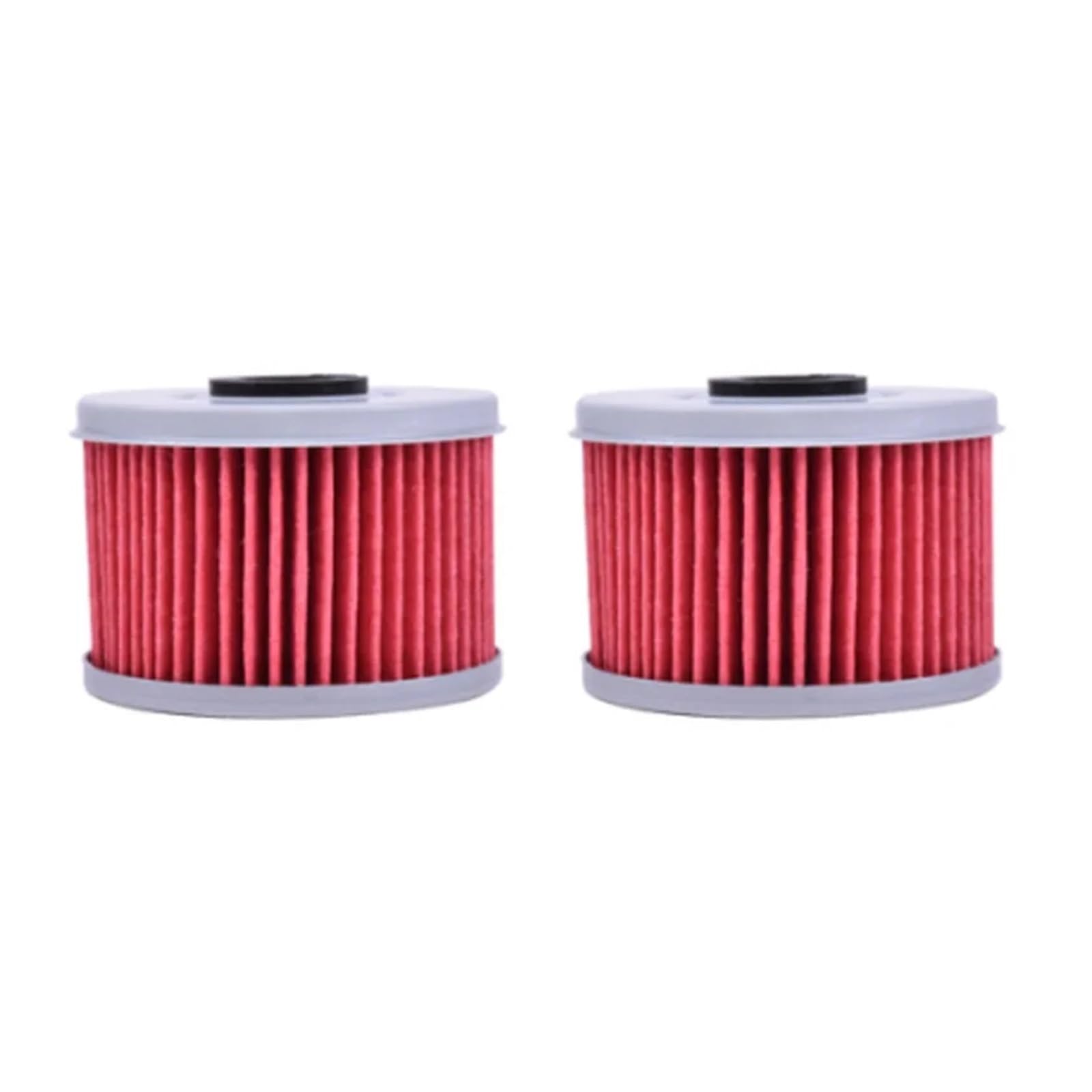 Ölfilter for CBF125 XL125 V Varadero De Luxe CBF250 CRF250 SXS500 SXS520 M for Pi.o/neer TRX400 TRX420 TRX450 TRX500 TRX520(2pcs Red) von KZYQDARS