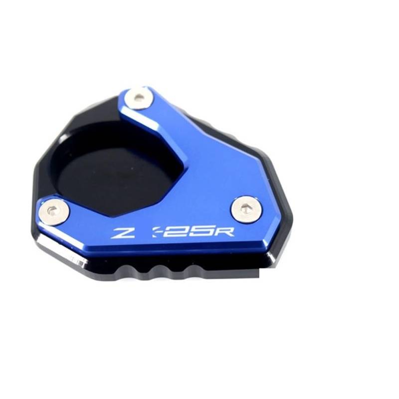 Seitenhalterung Pad Motorrad Kickstand Fuß Seite Ständer Verlängerung Pad Unterstützung Platte Vergrößern Fit Für ZX-25R Für ZX25R Für ZX 25R 2023 2024 2025 Seitenhalterung Vergrößerungspad(Blue) von KZYQDARS