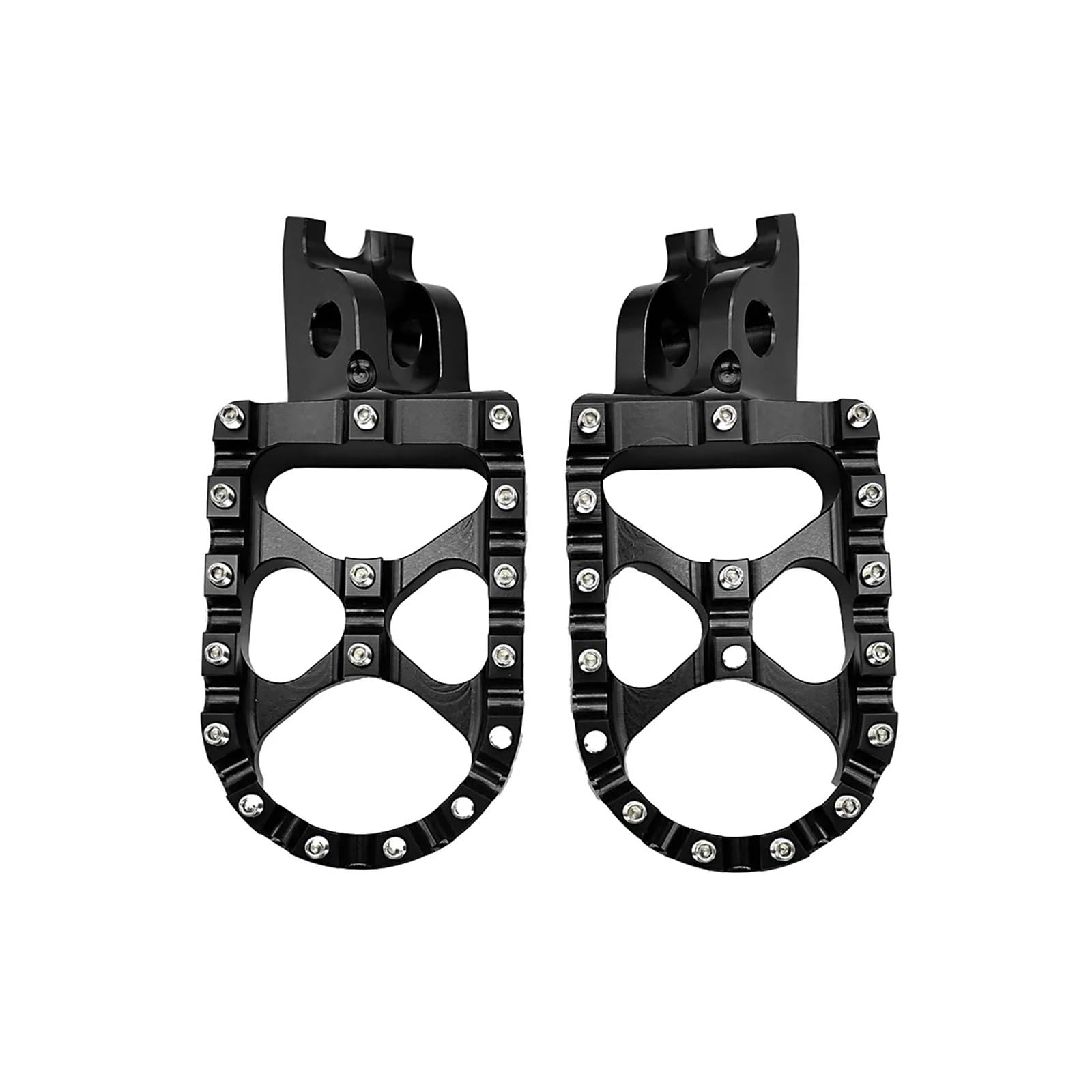 Fußrasten Motorrad Breite Pedal Fußrasten Für CR125 Für CR150R Für CRF250RX Für CRF450RX 2002 2003 2004 2005 2006 2007(Black) von KZZYPJ